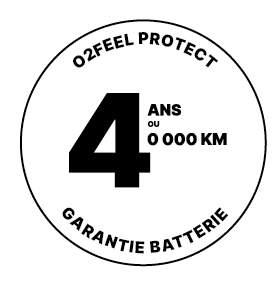 O2Feel Montpellier velo 4 ans garantie batterie France