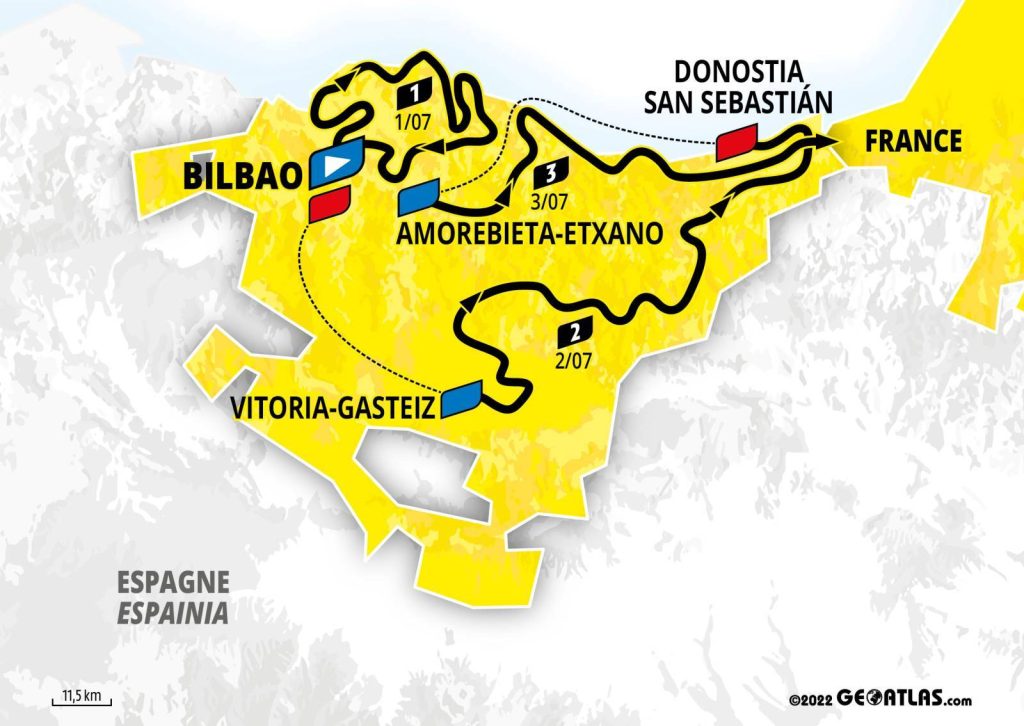 événements sportifs de vélo : Grand départ Tour de France 2023